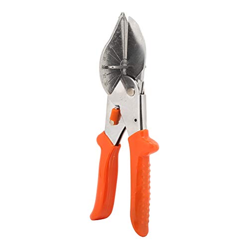 Angle Scissors Portable Handheld 45 Steel Blade PVC Pipe Wire Cutter Shear for Various Materials