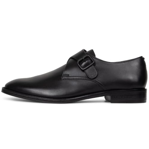 Kenneth Cole Men's Ny Tristian Monk Strap Dress Loafers Black4