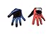 KIDDIMOTO Gants de vélo pour Enfant Rouge Taille M 5-8 Ans