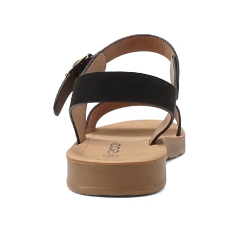Image of Soda PLENTY ~ Women's Strappy Ankle Wrap Buckle Fashion Flat Sandals
