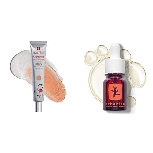 Erborian Color Correcting CC Cream & Multi-Perfecting Night Oil Serum Bundle