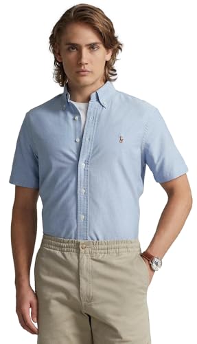 POLO RALPH LAUREN Men's Classic Fit Short Sleeve Oxford Shirt2