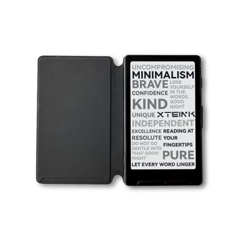 XTEINK X4 Magnetic Case Ultra-Lightweight Protective Cover Secure Magnetic Attachment PerfectFit for Xteink X4 E-Reader Slim Design Night Black