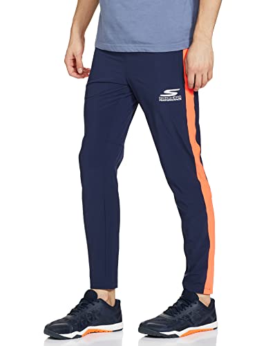Image of Skechers Men's Mid Rise Regular Fit Track Pants