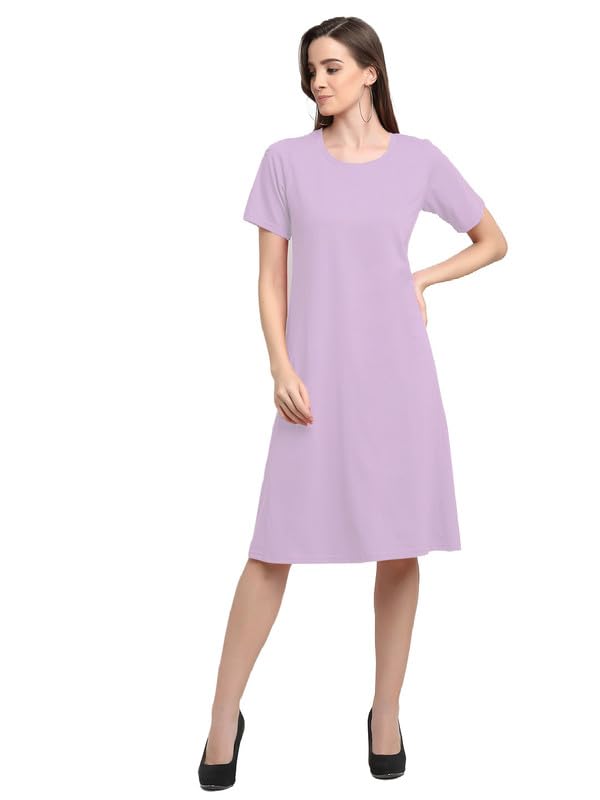 Image of Women's A-Line Cotton Midi Dress
