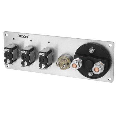 Jtron 04040030 Panel de interruptor de encendido LED 12V para carreras de automóviles - ROJO