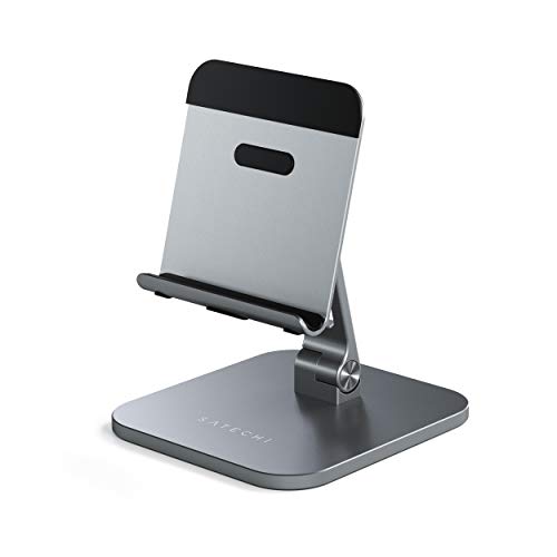 SATECHI Verstellbarer Aluminium Tablet-Ständer, 4 bis 13 Zoll, Space Grau – Ansicht 3