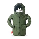Puffin - The Raincoat Jacket - Insulated Tall Can & Bottle Cooler I Beer Bottle & Soda Can Insulator, Keep Drinks and Beverages Cold - Olive Green