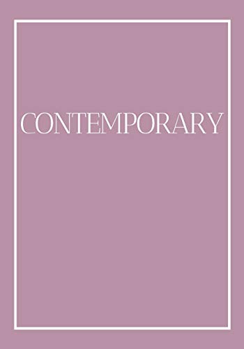 Contemporary: A decorative book for coffee tables, bookshelves and end tables: Stack style decor books to add home decor to bedrooms, lounges and ... book: Ideal for your own home or as a gift.