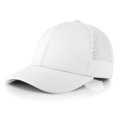 Image of CHOK.LIDS Cooling Trucker Hat Performance Cooling Mesh Back Flat Bill Hat Waterproof Dry Baseball Cap Fitted Hats for Men
