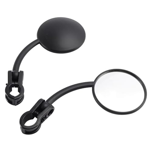 Espejos moto laterales con rotación flexible juego de retrovisores plegables motocross 80mm