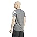 adidas Men's Icon 3-Stripes Training T-Shirt, Black Melange/White, X-Small
