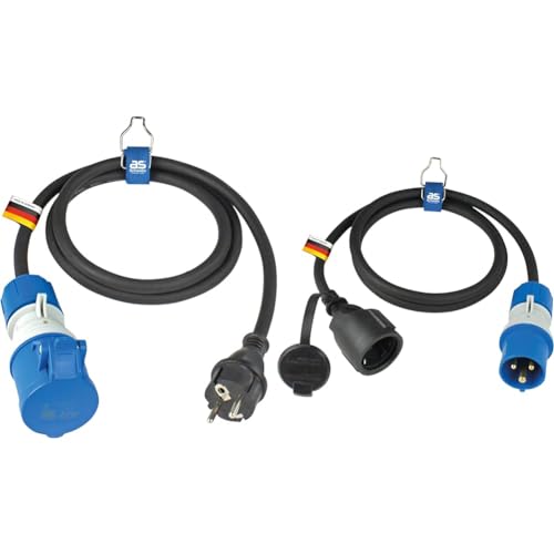 Coupleur CEE 3 pôles avec indicateur et câble adaptateur CEE camping 1.5m