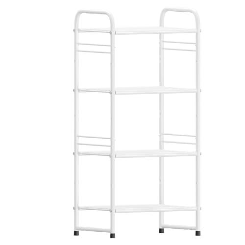 MWQ 4 Tier Metal Pantry Shelves for Storage, 38” Tall