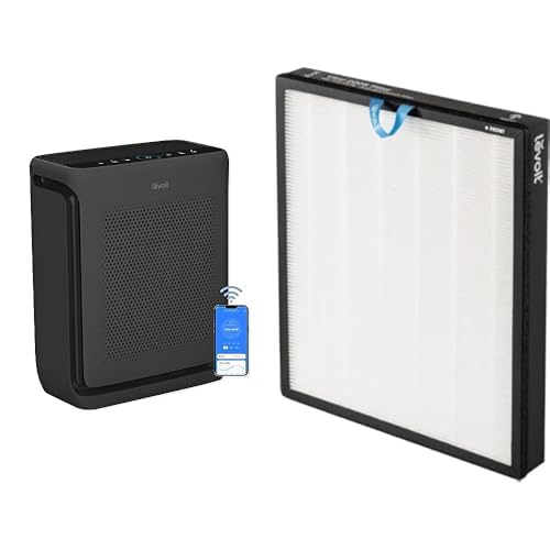 Image of Bundle of LEVOIT Air Purifier Vital 200S-P Black with Original Replacement Filter, 1 Pack
