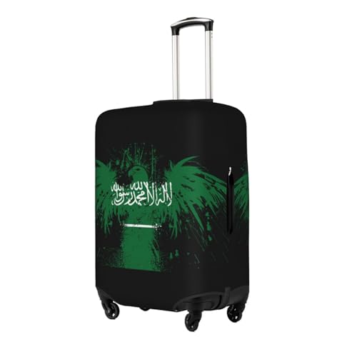 Travel Luggage Cover Saudi Arabia Saudi Arabian Flag Fashion Washable Baggage Suitcase Protector Fit For Luggage Medium2