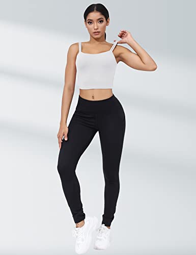 Image of LUYAA Womens Workout Sports Bras Backless Padded Yoga Tank Tops Crop Twist Low Back Cami Bra for Gym