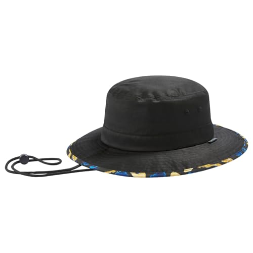 Image of UPF 50+ Foldable Sun Hat Patterned Under Brim Bucket Hats for Summer Hiking Fishing Beach Safari Men Women