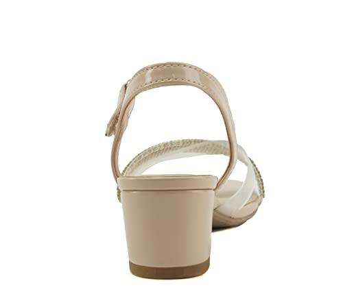 Soda Camp-2 Kids Children Girls Bling Sparkle Gems Rhinestone Crisscross band Comfortable Sole with Hook & Loop Strap Block Heel Sandals2