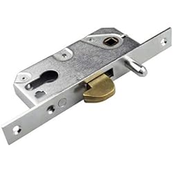 DOJA Industrial | Cerradura Gancho Puerta | 30 mm | 1 unidad | Cerraduras de Embutir para Puertas Correderas | Herraje para Puerta Corredera a suelo | Uso: Interior y Exterior