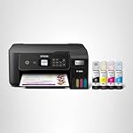 Epson EcoTank ET-2800 Wireless Color All-in-One Cartridge-Free Supertank Printer with Scan and Copy â€“ The Ideal Basic Home Printer - Black, Medium