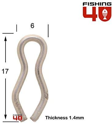 Taille 1 fil Yeux – Pêche Boucles, Sinker Moule à yeux – Laisse faire 1000 pcs