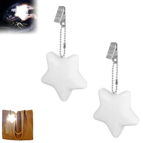 Purse Light Handbag Light, Purse Light with Automatic Sensor, Five-Pointed Star Shaped Purse Glow Light, Purse Lamp Handbags Purse Accessories Gifts for Women, Girls, Friends