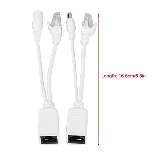 Power Over Ethernet Cable 12V POE Adapter Splitter Kit para cámara IP RJ45 Injector Pasivo Gigabit Connectivity miniatura 6