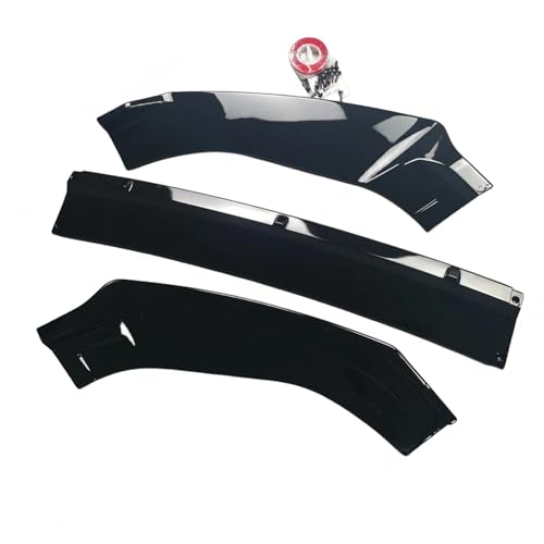 Lame de pare-chocs avant avec canards noir brillant Focus MK2.5 ST - 7