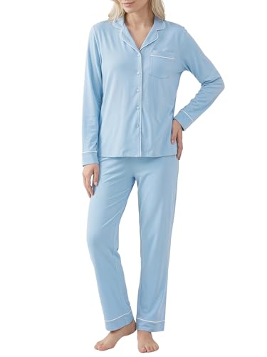 Image of Women's Petite Cotton Pajama Set Petite Length Pjs
