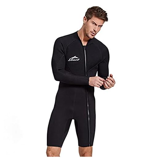 3Mm Neopren Tauchanzug Herren Neoprenanzug Surfanzug für Herren Trockenanzug Surf Schwimmen Neoprenanzug Triathlon Herren Neoprenanzug,XL