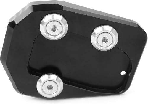 Extension de béquille latérale Yamaha MT09 2013-2015 - Plaque de support noire