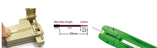 20pcs SC UPC Fiber Optic Quick Connector with Matched Tools Fiber Fast Connectors Single Mode SM 9/125 Mechanical Fast Connectors Adapter for FTTH CATV Network Instrument (SC UPC 20pcs) - Image 4