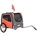 VEVOR Rimorchio Bici per Cani Pieghevole Portata max. 30 kg Passeggino per...