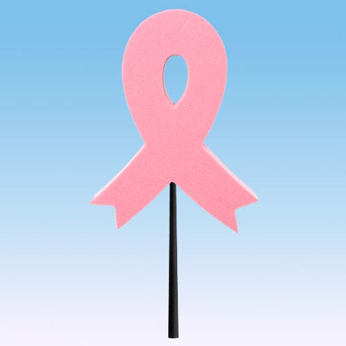 Pink Breast Cancer Awareness Ribbon Car Decor Antenna Topper Auto Accessory