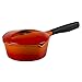 Le Creuset Raymond Loewy Stielkasserolle aus emailliertem Gusseisen, 1,5 l, Flamme
