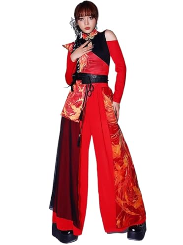 フォークダンス衣装】ブラック SAKAI 上下セット セットアップ 黒 金