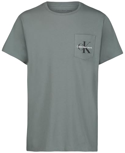 Calvin Klein Boys Legacy Short Sleeve Pocket Logo Crew Neck T-Shirt