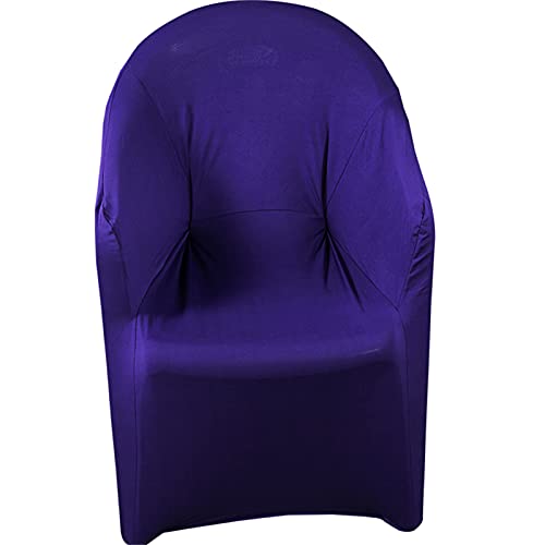 Zerci Funda para silla de playa, para sofá individual, funda elástica (solo funda, sin silla), color morado oscuro Cover