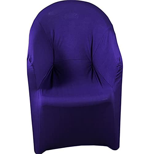 Zerci Funda para silla de playa, para sofá individual, funda elástica (solo funda, sin silla), color morado oscuro