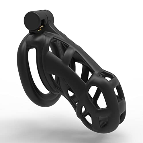 ZYGMIR Cobra Black Anneau d'entraînement Invisible pour Homme avec verrou antivol Fixe (XL) - F4 (XL)