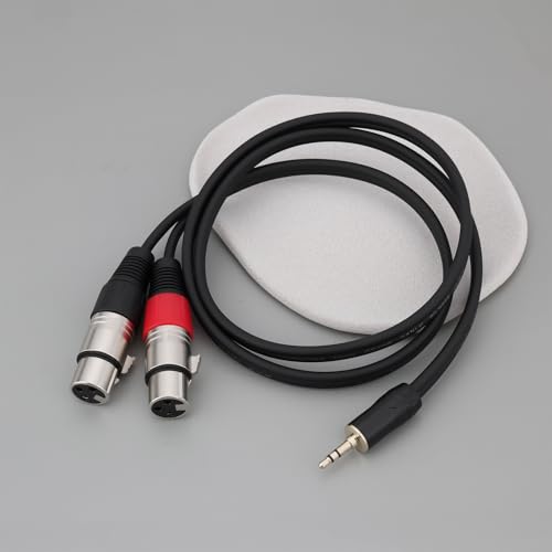Cable Adaptador Audio Jack 3.5mm a XLR para Laptop miniatura 5