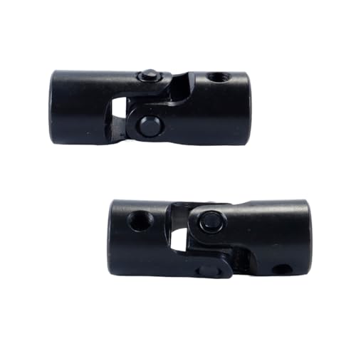 Hoite Joint universel de 8 mm pour arbre de transmission, connexion de moteur, direction à faire soi-même avec rainure, connecteur de joint d'embrayage en métal 8 x 16 x 42 mm