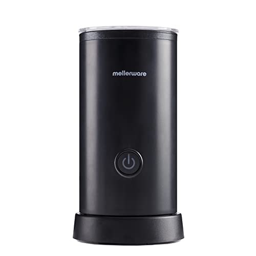 Mellerware - Mousseur à Lait Électrique Frothy! 600W | 250ml | 3en1 (mousse chaude/froide, chauffer et faire mousser) | Arrêt automatique | Café Latte...