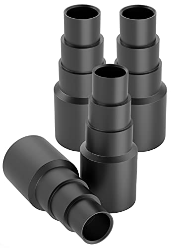 4 Stück Schlauchadapter universal - Staubsaugeradapter - Schlauch Reduzierstück für z.B: Bosch, Makita, Kärcher - Anschluß an Staubsaugerschlauch