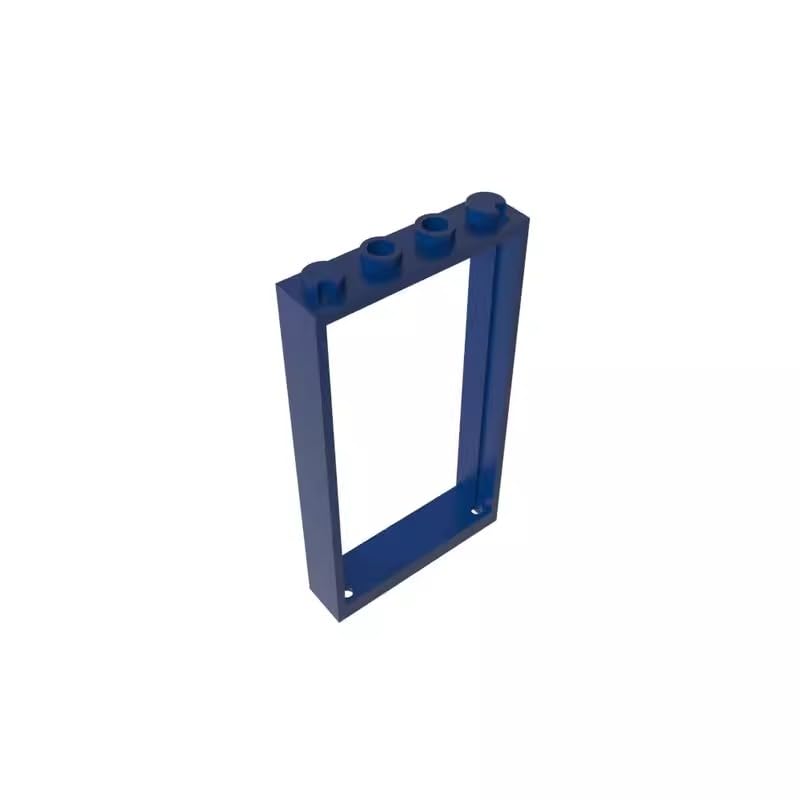Gobricks 60596 Door Door Frame 1x4x6 Type 2 10 Pieces GDS-874 Compatible with Lego Building Blocks Color:Dark Blue โ image 1
