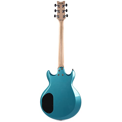Ibanez Ax 6 String Solid-Body Electric Guitar, Right, Metallic Light Blue, Full (Ax120Mlb) #TOP4