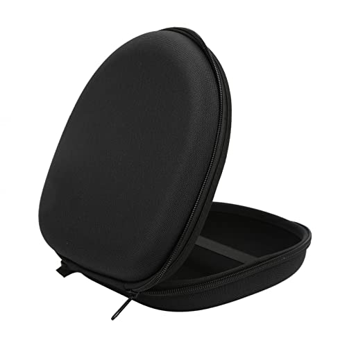 Image of Headphone Case Hard EVA Shell Headset Protective Box Multifunctional Headphone Container Portable Carrying Case Storage Box for On-Ear Headset(Black)