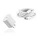 10ft Cable for Apple iPhone 16 15 Pro Max Charger Fast Charging iPad AirPods 4 (USB-C), 20w Type C Blcok 10-ft Long USB C to C Cord White 1Pack