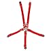 Yeah Racing 1/10 RC Scale Accessory Safety Belt Red #YA-0558RD